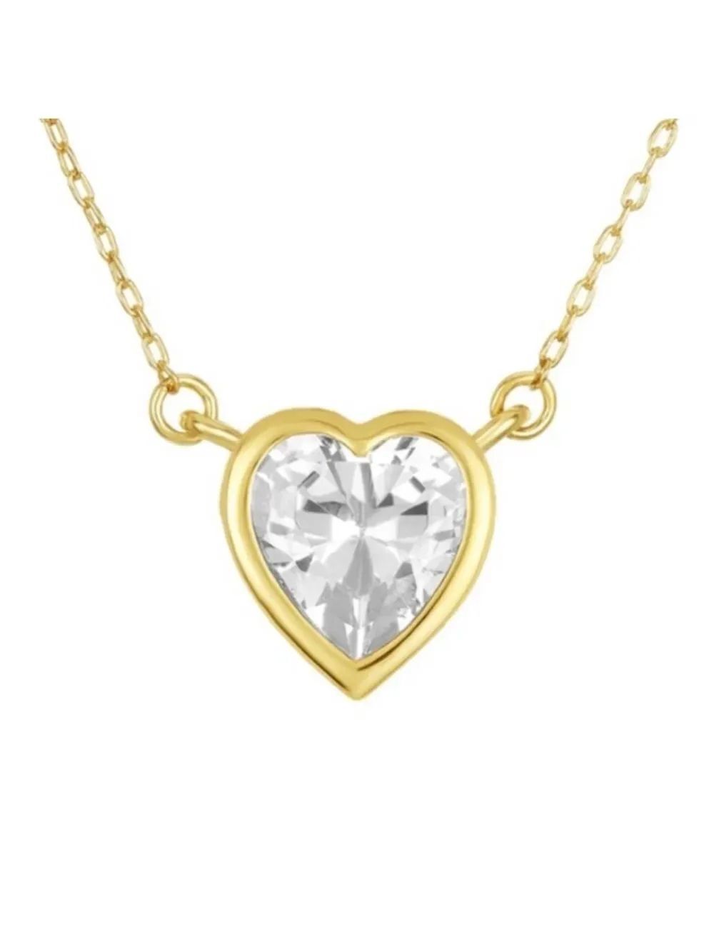 Melinda Maria Heart Necklace - Gold - NWT